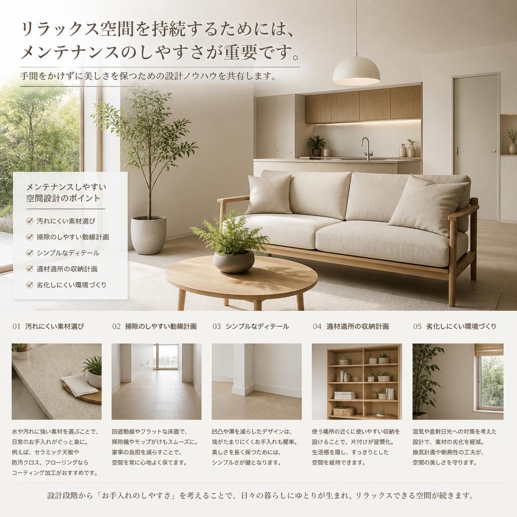 4. メンテナンスのしやすさを考慮した設計