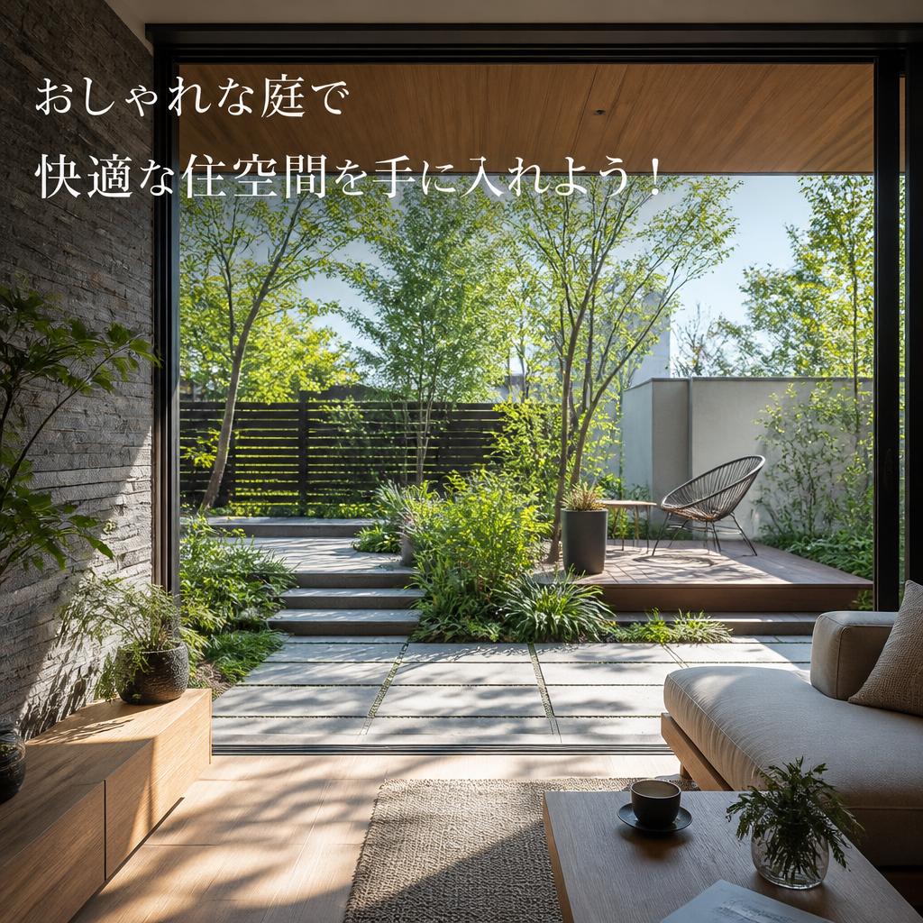 おしゃれな庭で快適な住空間を手に入れよう！
