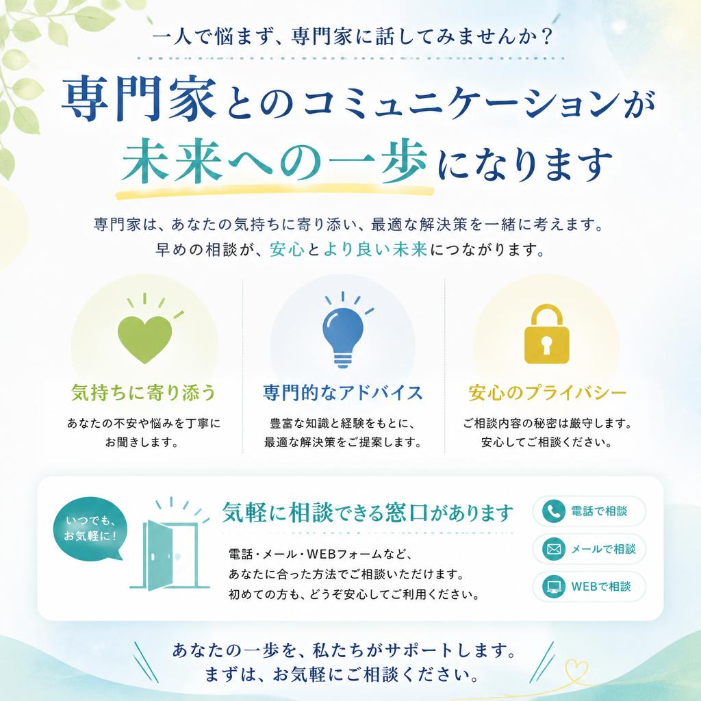 4. 気軽に相談できるサービス