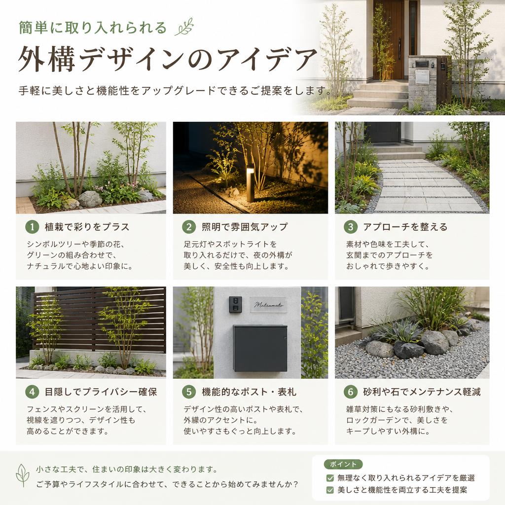 4. 気軽にできる外構アイデア