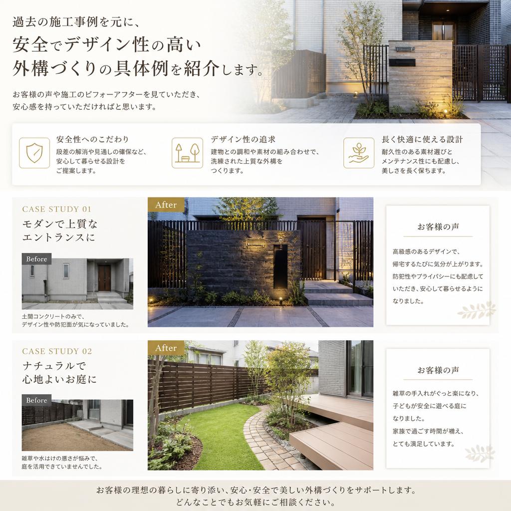実際の施工事例の紹介
