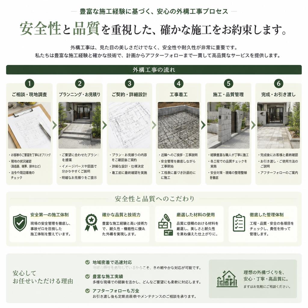 施工経験が生む安心感