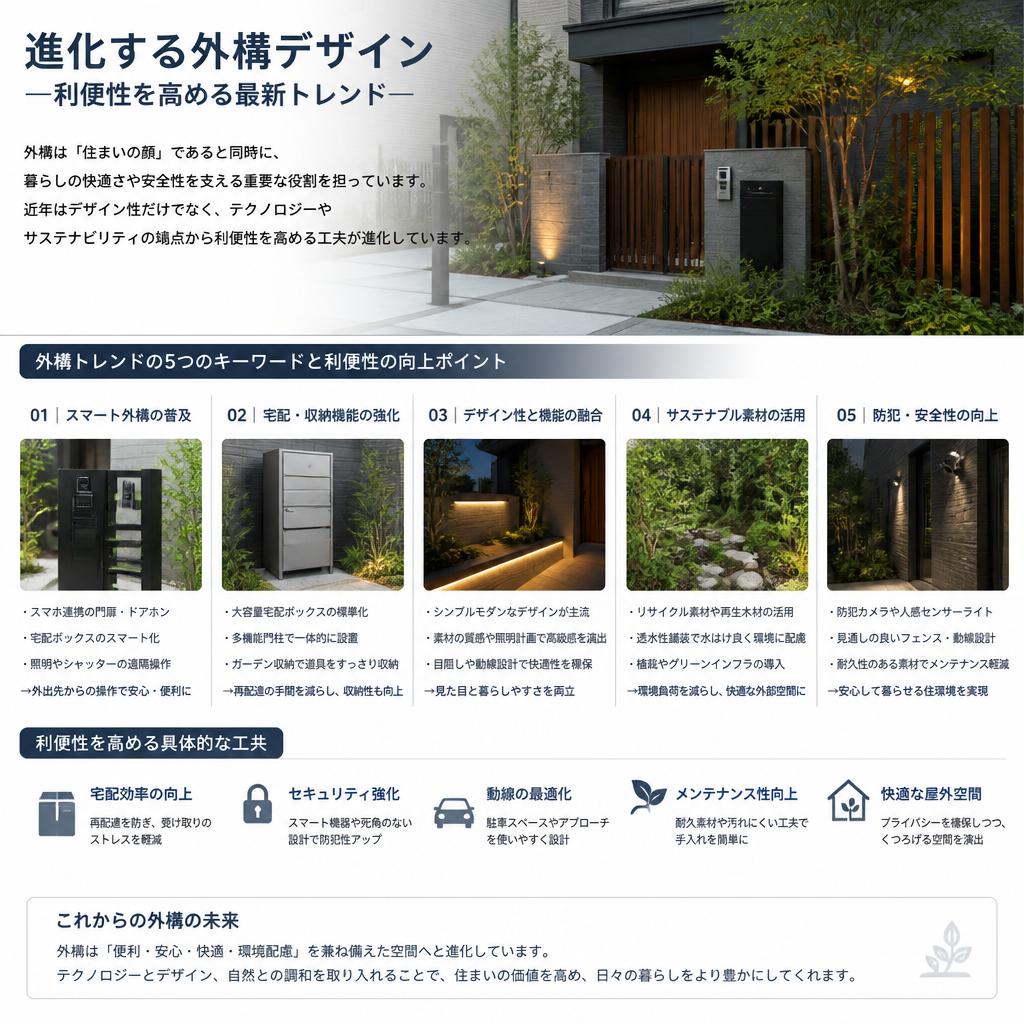 3. 外構のトレンドと進化