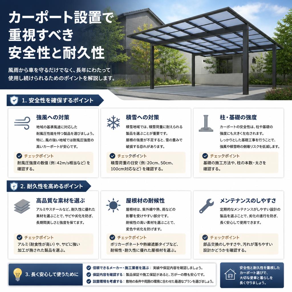 2. 安全性と耐久性の重要性