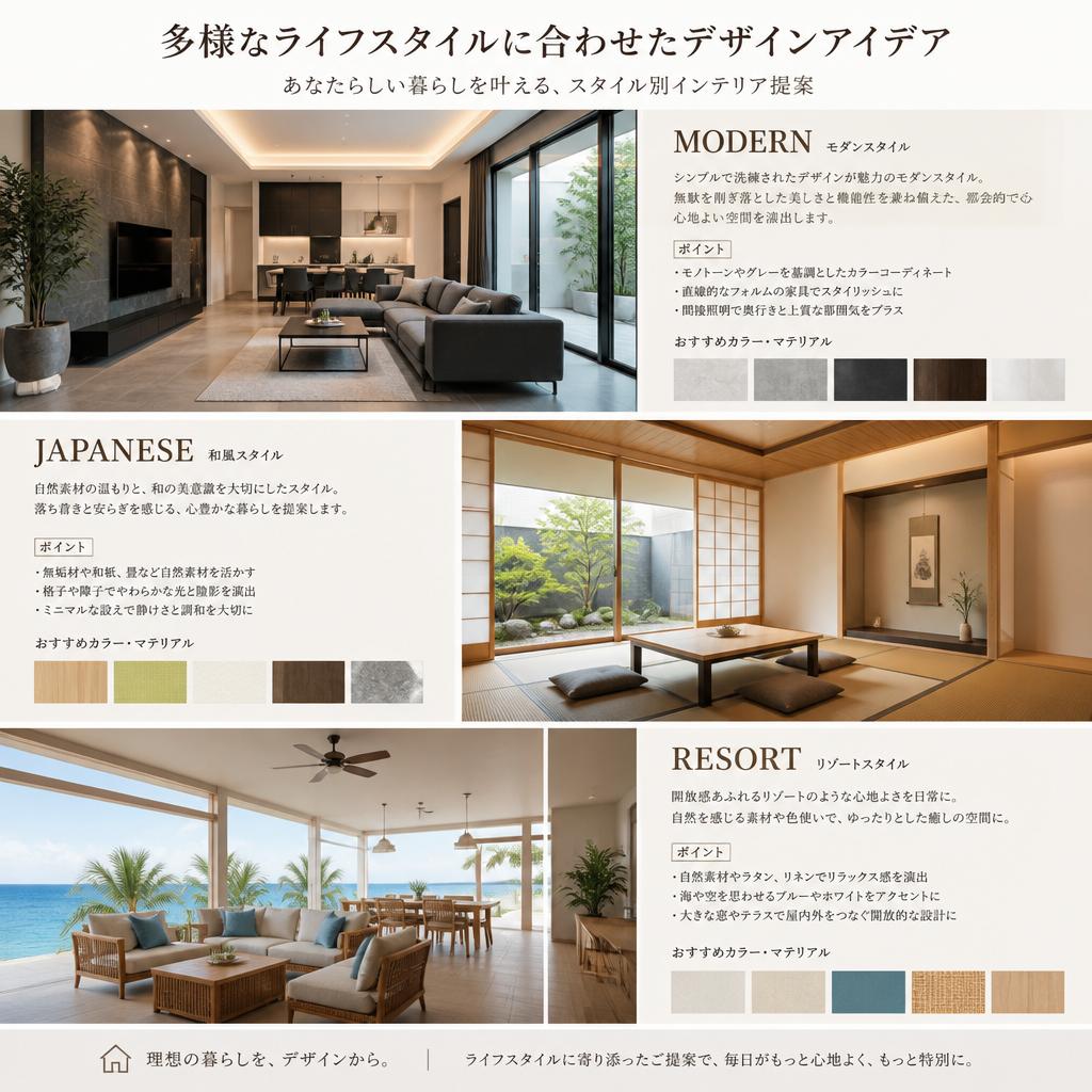 アイデア満載のデザインプラン