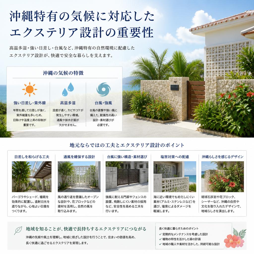 沖縄の気候に最適な設計