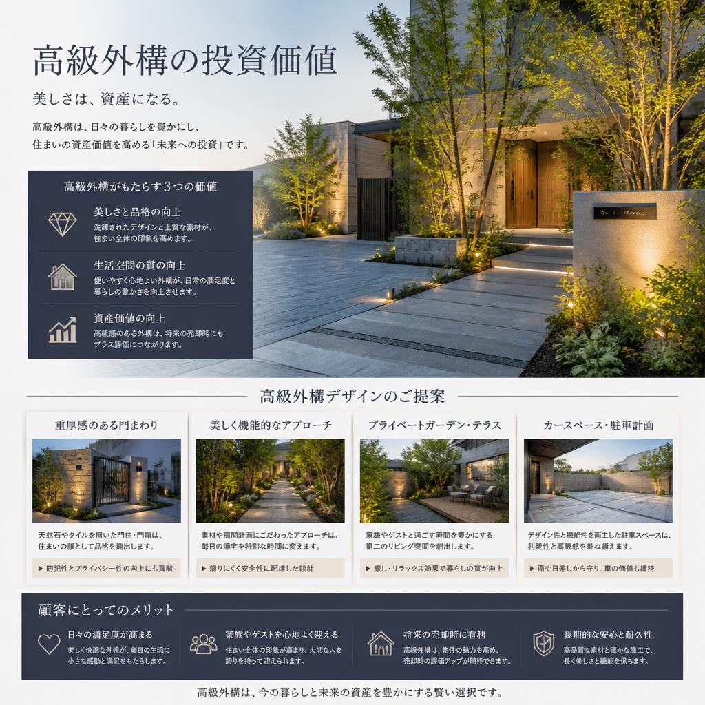 4. 高級外構の価値